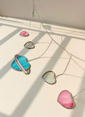 Stained Glass Heart Garland