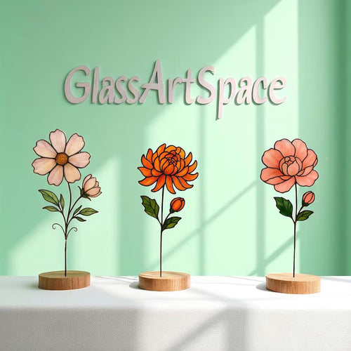 Stained Glass Birth Month Flower